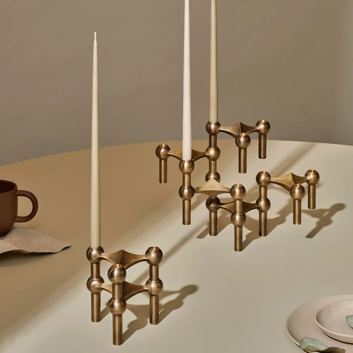Porte-bougies modulaire par Stoff Nagel